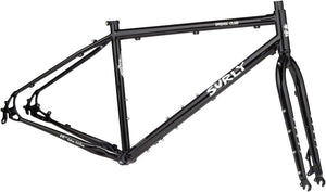 Surly Touring Frames X-Small Surly Bridge Club Frameset - 27.5", Steel, Trevor's Closet Black