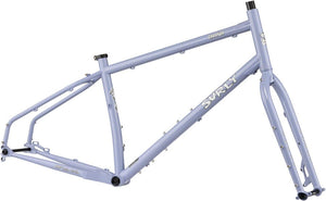 Surly Touring Frames X-Small Surly Grappler Frameset - 27.5", Steel, Purple Dust Bunny