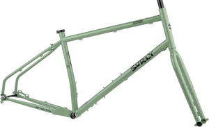 Surly Touring Frames X-Small Surly Grappler Frameset - 27.5", Steel, Sage Green