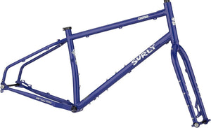 Surly Touring Frames X-Small Surly  Grappler Frameset - 27.5, Steel, Subterranean Homesick Blue