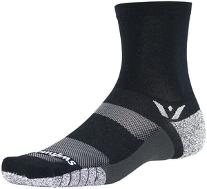 Swiftwick Socks Black / Large Swiftwick Flite XT Five Mid Crew Socks - 5"