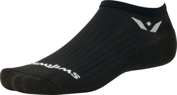Swiftwick Socks Large / Black Swiftwick Aspire Zero Socks - No Show Hi Viz Yellow Small