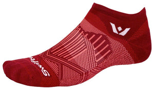 Swiftwick Socks Large / Crimson Swiftwick Aspire Zero Socks - No Show Hi Viz Yellow Small