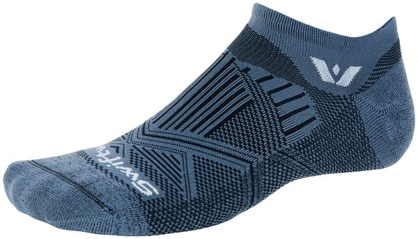 Swiftwick Socks Large / Denim Swiftwick Aspire Zero Socks - No Show Hi Viz Yellow Small
