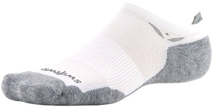 Swiftwick Socks Medium / White Swiftwick Maxus No Show Socks - No Show Black