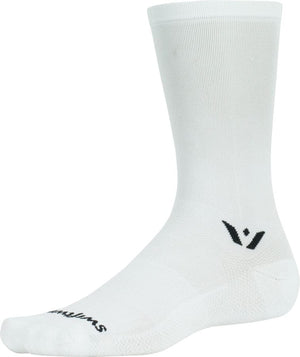 Swiftwick Socks Swiftwick Aspire Crew Socks - 7" White Large