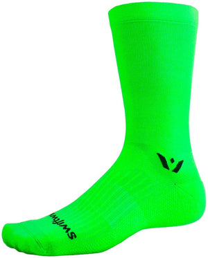Swiftwick Socks Swiftwick Aspire Seven Socks - 7" Lime Green X-Large