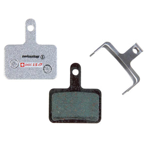 SwissStop Disc Brake Pads SwissStop Disc 15 E Disc brake pads Shape: Deore BR-MT410 M375/485/486/515525/575/615 Auriga Hylex Spyre Orion Organic Pair