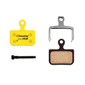 SwissStop Disc Brake Pads SwissStop Disc 35 RS Disc Brake Pads Shape: SRAM Level/2 Piece Road Organic Pair