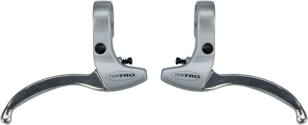 Tektro Brake Levers Tektro CL332RS 3-Finger Alloy Linear Pull Brake Lever Set Silver