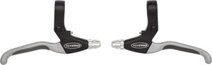 Tektro Brake Levers Tektro CL530-RS Linear Pull Brake Levers Black/Silver