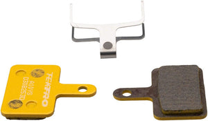 Tektro Disc Brake Pads Tektro A10YS Disc Brake Pad - Metal/Ceramic Compound For Use With 2-Piston Calipers YLW