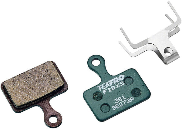 Tektro Disc Brake Pads Tektro F10XS Disc Brake Pads - Low Noise Resin Compound For Use With Flat Mount Caliper