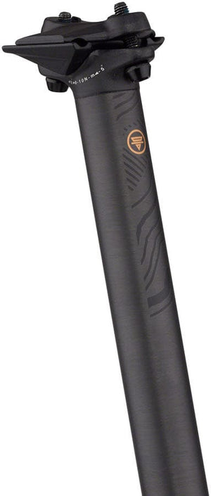 Teravail Seatpost Teravail Stratum Carbon Seatpost - 31.6 x 400mm 0mm Offset Black