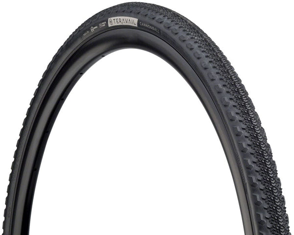 Teravail Tires Teravail Cannonball Tire - 700 x 38 Tubeless Folding BLK Durable Fast Compound