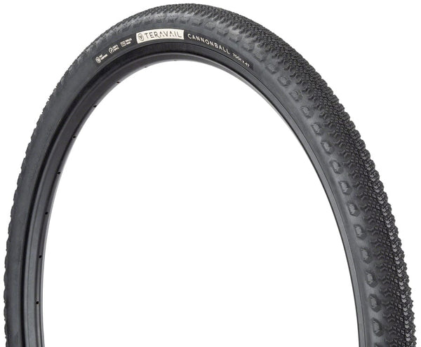 Teravail Tires Teravail Cannonball Tire - 700 x 47 Tubeless Folding Black Light and Supple