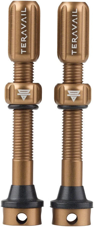Teravail Tubeless Valves 48Mm / Matte Copper Teravail Alloy Tubeless Valves