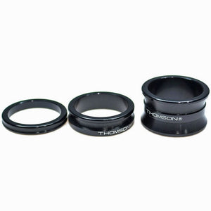 Thomson Headset Spacers Black Thomson Aluminum Headset Spacers - 3 Count