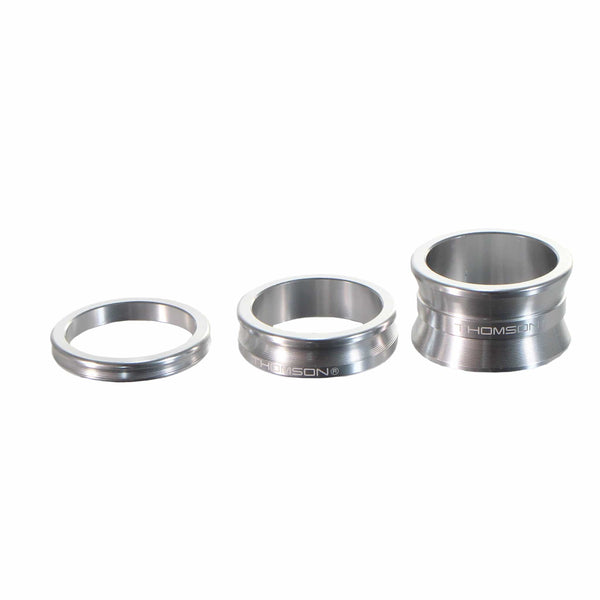 Thomson Headset Spacers Silver Thomson Aluminum Headset Spacers - 3 Count