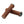 Title L01 Lock-On Grips  Brown