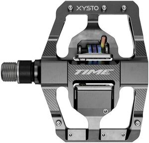 Time Pedals Time XYSTO Pedals - Dual Sided Clipless Aluminum 9/16" Gray C1
