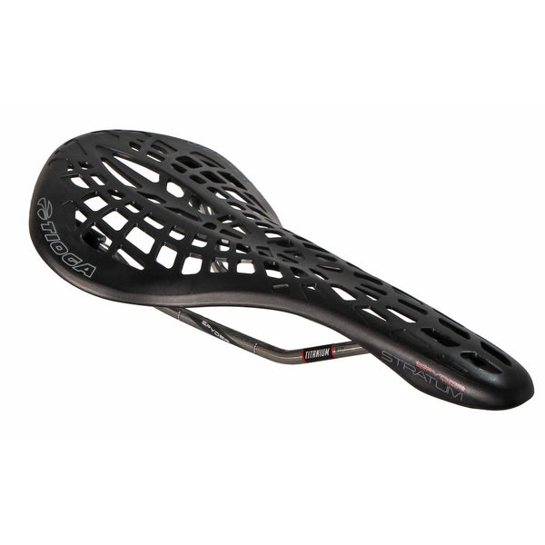 Tioga Saddles Titanium Tioga Spyder Stratum Saddle - Black
