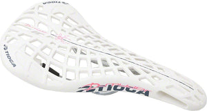 Tioga Saddles White Tioga D-Spyder BMX Seat - Chromoly