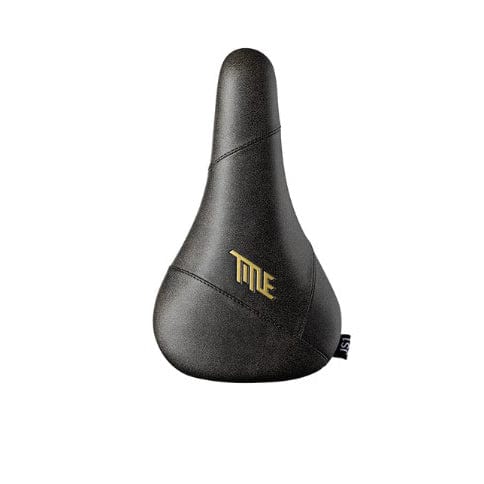 Title Saddles Black/Gold Crackle Title JS1 Saddle - CrMO Rails