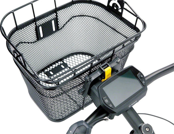 Topeak Baskets and Accessories Topeak Front Basket with Fixer 3 Handlebar Bracket: Black