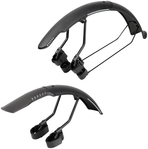 Topeak Clip-On Fender Topeak Tetrafender G1 / G2 Fender Set - Fits Up To 650/700 x 50 Gravel Tire BLK