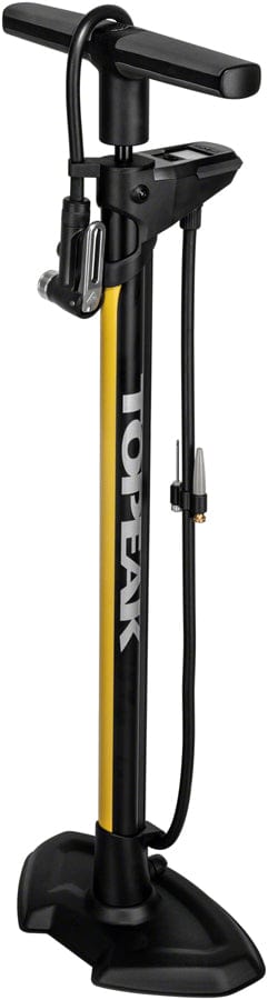 Topeak Floor Pumps Topeak JoeBlow Pro Digital Floor Pump - 200psi / 13.8bar Digital Gauge SmartHead DX3 Air Release Button BLK/YLW