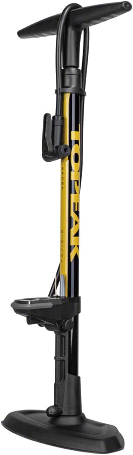 Topeak Floor Pumps Topeak JoeBlow Sport Digital Floor Pump - 160psi / 11bar Digital Gauge TwinHead DX5 BLK/YLW