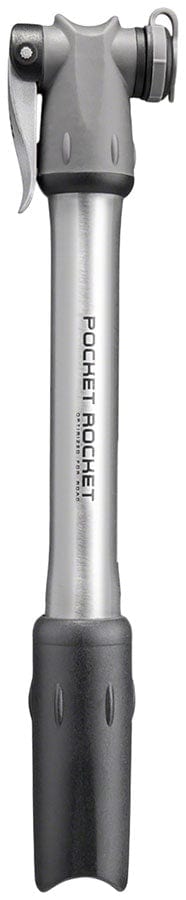 Topeak Frame Pump Topeak Pocket Rocket Mini Pump - 160psi Silver/Black