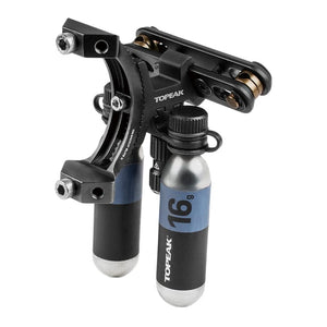 Topeak Hydration Topeak Tri-Backup Elite 2  Black Saddle Mount