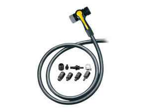 Topeak Pump Parts Topeak TwinHead Schrader/Presta Valve Adaptor 38" Hose Retrofits Most Pumps