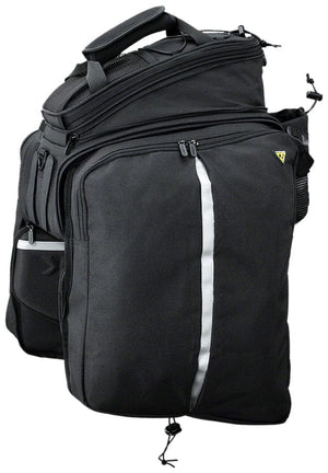 Topeak Rack Bag Topeak MTS Trunk Bag DXP Rack Bag Expandable Panniers - Strap Mount BLK