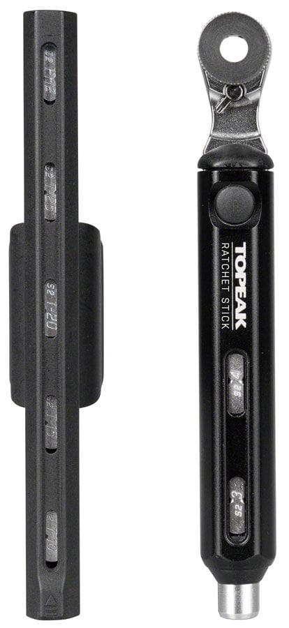 Topeak Ratchets and Bits Topeak Ratchet Stick Ratchet Tool - 10 Piece Bit Set Black