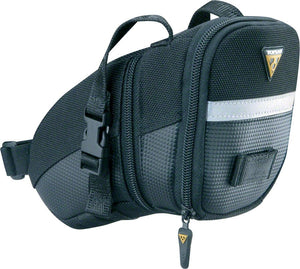 Topeak Seat Bag Topeak Aero Wedge Seat Bag - Strap-on Medium Black