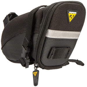 Topeak Seat Bag Topeak Aero Wedge Seat Bag - Strap-on Small Black