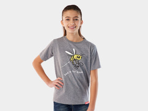 Trek Shirts Shirt Trek Bee Tee Youth Medium Grey