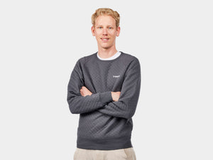 Trek Shirts Shirt Trek Quilted Crewneck Small Black