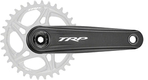 TRP Cranksets and Arms TRP CK-8070 DH Crankset - 165mm 7-Speed For 83mm DH Frame BB DM CINCH Chainring Interface 30mm Spindle Sandblasted BLK