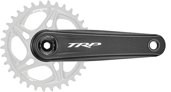 TRP Cranksets and Arms TRP CK-8070 DH Crankset - 165mm 7-Speed For 83mm DH Frame BB DM CINCH Chainring Interface 30mm Spindle Sandblasted BLK