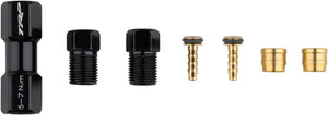 TRP Disc Hose and Parts TRP TL1.2 Disc Brake Hose Coupler Kit - For 5.5mm Coupler Compression Ferrules Brass Inserts O-Ring Hose Retainer