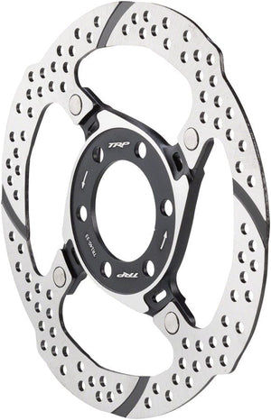 TRP Disc Rotor 140Mm TRP-33 Disc Brake Rotor - 6-Bolt, 1.8mm, Silver/Black