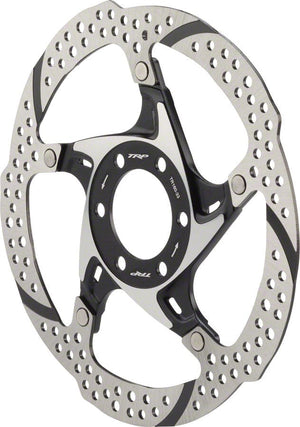 TRP Disc Rotor 160Mm TRP-33 Disc Brake Rotor - 6-Bolt, 1.8mm, Silver/Black