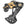 TRP Rear Derailleurs Black/Gold TRP RD-M9050-L EVO12 Rear Derailleur - 12-Speed, Long Cage 52t Max Clutched Carbon Outer Cage