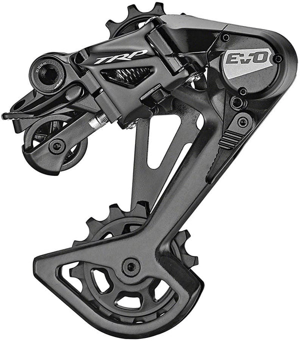 TRP Rear Derailleurs Black/Silver TRP RD-M9050-L EVO12 Rear Derailleur - 12-Speed, Long Cage 52t Max Clutched Carbon Outer Cage