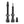 Tubolight Air Valve 50mm Black Pair