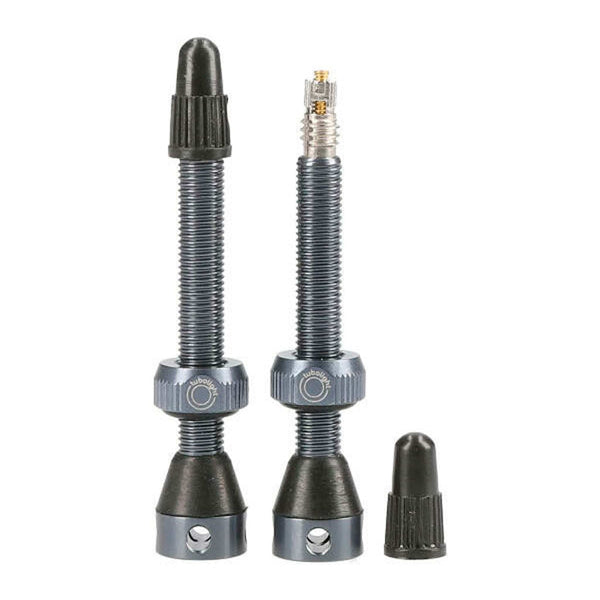 Tubolight Air Valve 50mm Gray Pair 